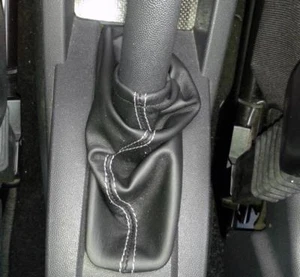 Cuffia leva freno Opel Meriva A vera pelle nera - Foto 1 di 1