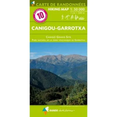 Pyrenees Map: 10 Canigou Garottxa Rando Editions France walking hiking cycling