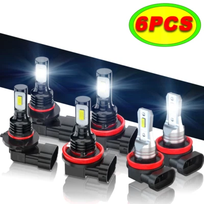 Faros LED de haz alto bajo bombillas antiniebla 9005+H11+H11 para Honda CR-V 2015-2019 Foto 1 de 4