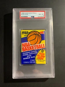 1988-89 Fleer Basketball Pack PSA 8 NM-MINT Pippen, Dennis Rodman ROOKIE YEAR - Picture 1 of 2