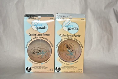 2x Physicians Formula Aqua Cooling Loose Powder - Bronzer - Sealed  - Image 1 of 2