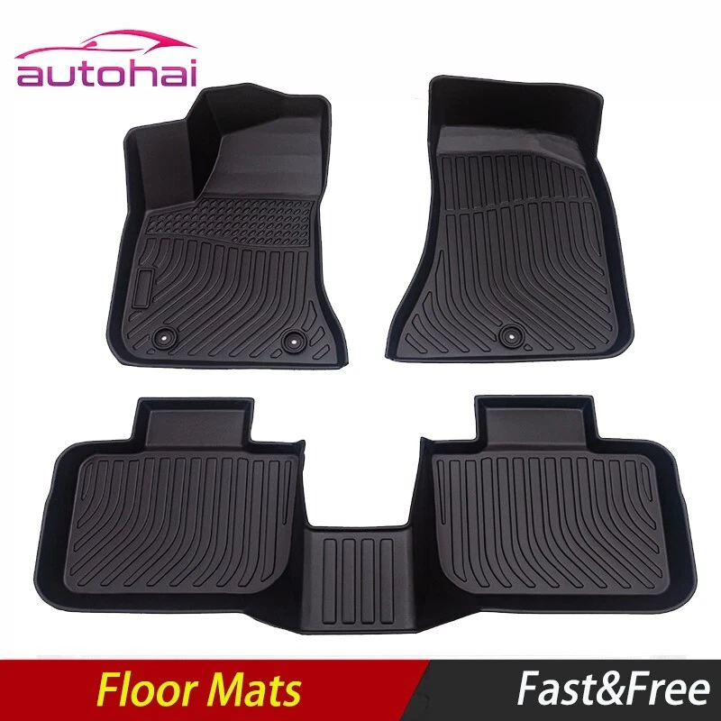 Car Floor Mats for 2011-23 Chrysler 300-RWD & 11-22 Dodge Charger,TPE Rubber 3D Foto 1 de 4