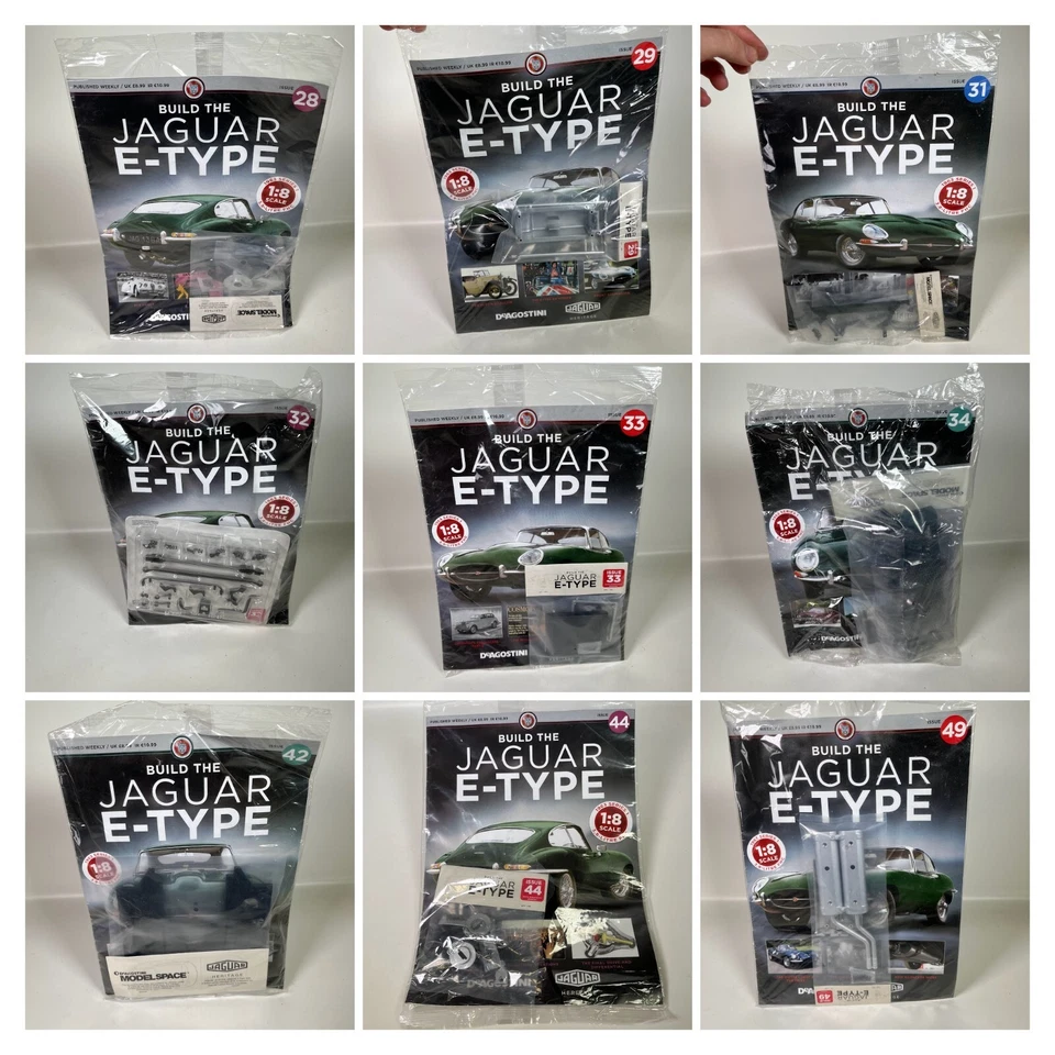 DeAgostini Build the Jaguar E-Type Heritage Issues 1 to 49 MULTIBUY DISCOUNT - Image 1 of 1