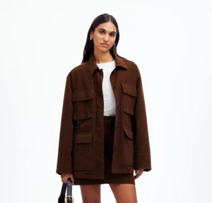 New MADEWELL Size XXL Flap-Pocket Field Jacket in Dark Chicory $298 NT117 - Picture 1 of 9