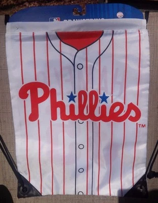 MLB PHILADELPHIA PHILLIES UTLEY #26 DRAWSTRING BACKPACK LAUNDRY BAG CAMP BEACH - Image 1 of 2