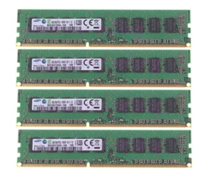 4X 4GB Samsung 4GB 2Rx8 PC3L-10600E DDR3 1333Mhz ECC Server RAM Memory DIMM #SDF - Picture 1 of 7