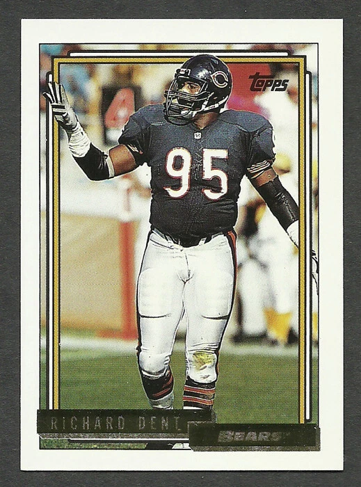 1992 Topps Gold Richard Dent Chicago Bears #128 Tennessee State - Image 1 of 1