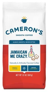 Cameron's 32 oz Jamaican Me Crazy café molido 100 % arábica suave sabroso - Imagen 1 de 7