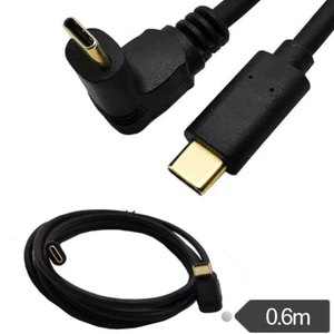 1x Type C to USB 3.1 Type C Male to Male Plug Fast Charge Charging Cable 3A 60cm - Picture 1 of 11