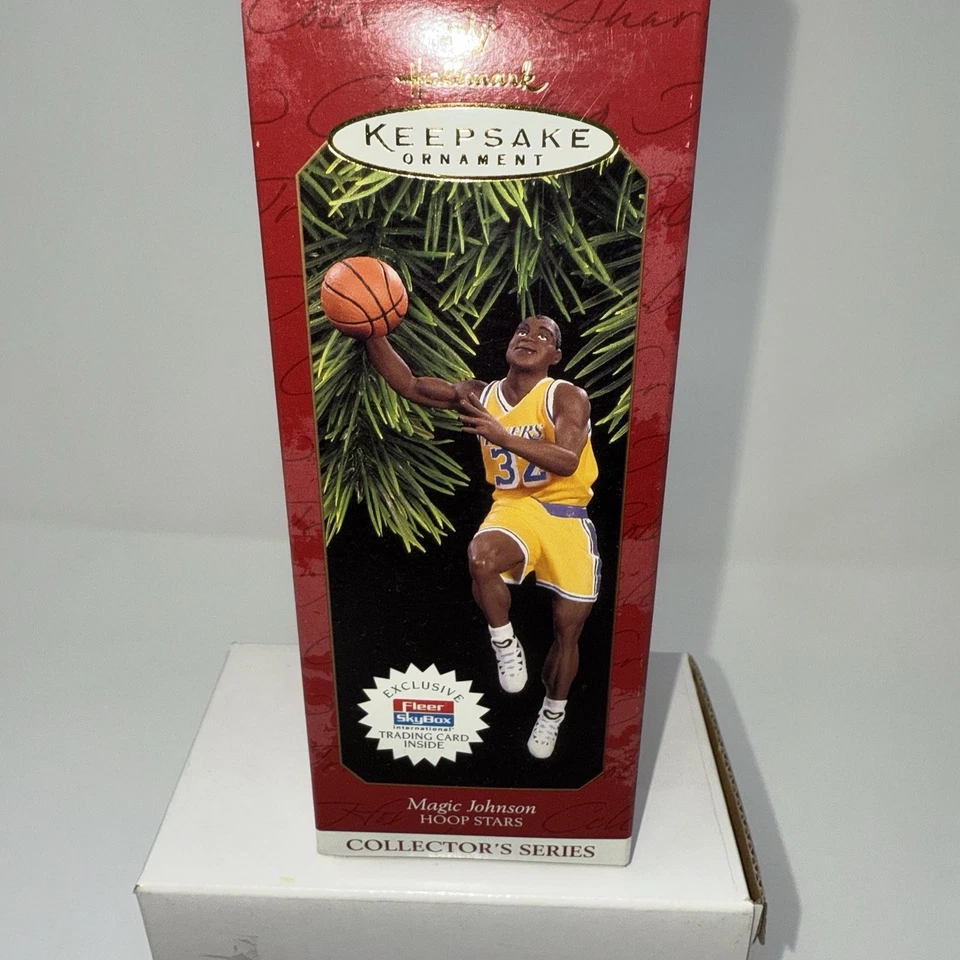 Ornamento de recuerdo de sello Magic Johnson 1997 de colección Foto 1 de 4