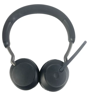 Jabra Evolve2 65 kabellose Bluetooth Over Ear Kopfhörer Headset Schwarz vHändler - Bild 1 von 3