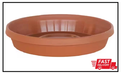 Terra 20 in. Bandeja de platillo de plástico para plantas de terracota Foto 1 de 3