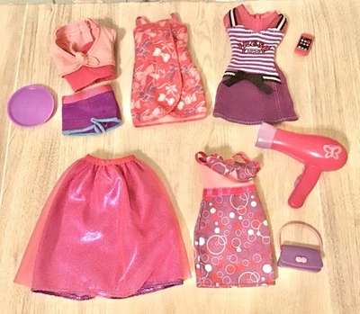 Lote Ropa y Accesorios Muñeca Barbie Surtido Moderno Años 2010 Algunas Fashionistas Foto 1 de 4