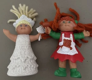 2 Vintage Cabbage Patch 90s Kid Toys Happy Meal McDonalds Collectibles Christmas - Picture 1 of 2
