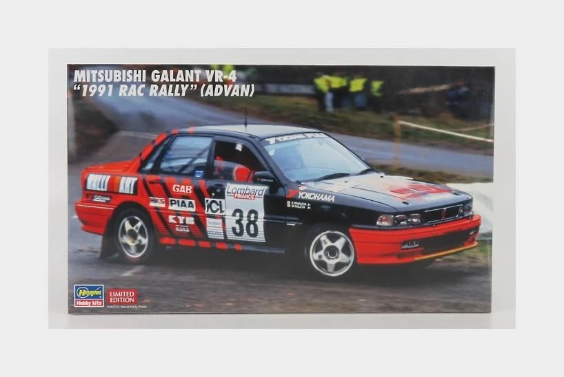 1/24 HASEGAWA - MITSUBISHI - GALANT VR-4 ADVAN N 38 RALLY RAC LOMBARD 1991 20546