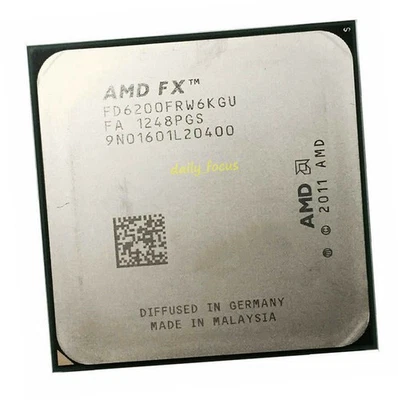 AMD FX-6200 FD6200FRW6KGU Six Core 3.8 GHz Socket AM3+ CPU Processor - Image 1 of 4