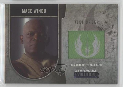 2016 Topps Star Wars Evolution Commemorative Flag /170 Mace Windu Patch 1j8 - Image 1 of 3