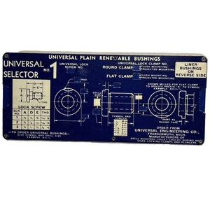 Vintage Universal Plain Renewable Bushings Slide Rule - Picture 1 of 4