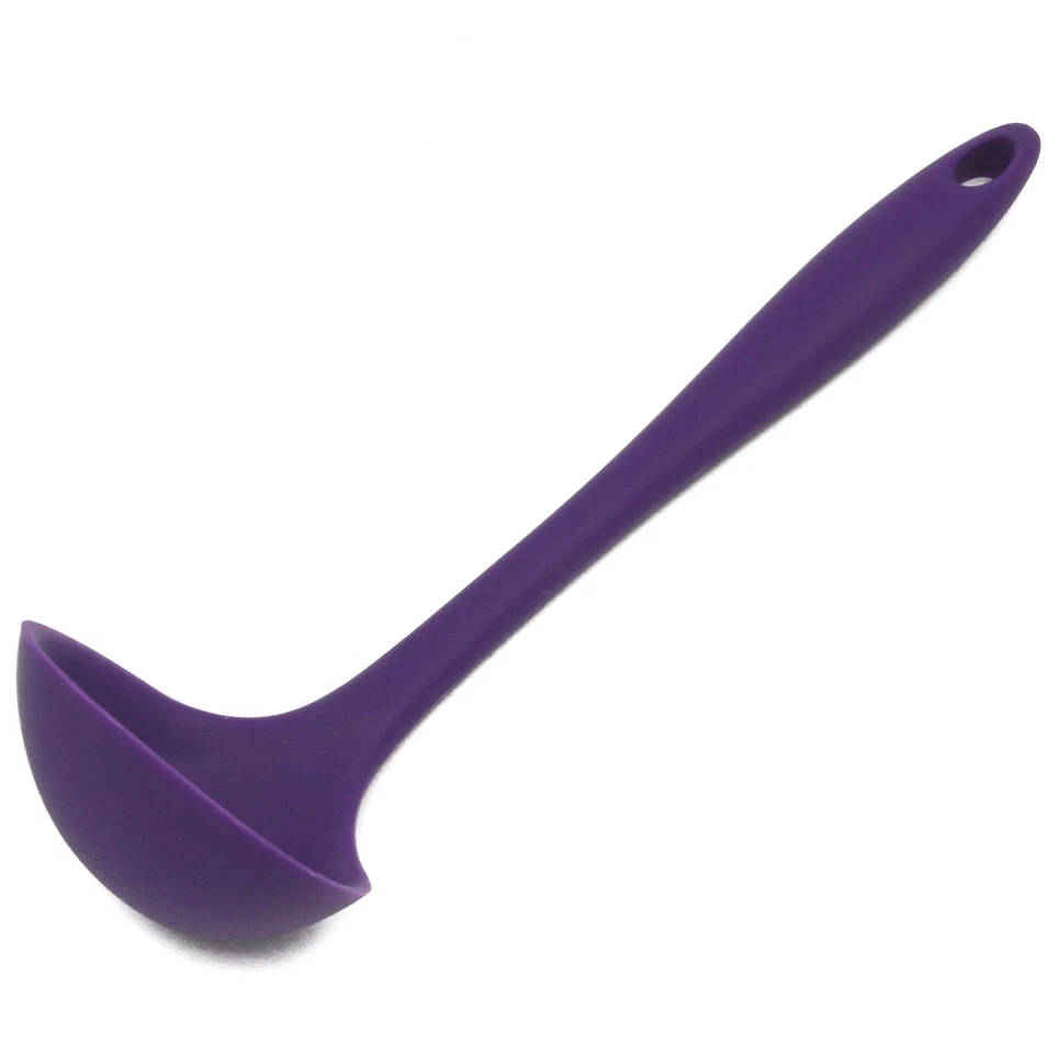 Chef Craft Premium Silicone Cooking Ladle, 11.25 inch, Purple,Cooking Utensils - Image 1 of 1