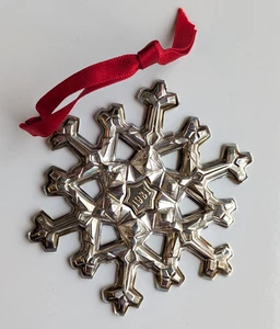 Gorham Sterling Silver Snowflake Ornament Christmas 1981 - Picture 1 of 4
