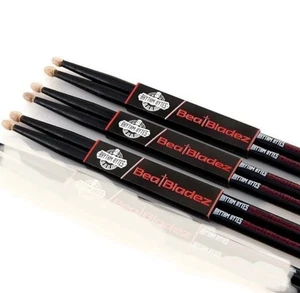 Beatbladez Rhythm Bytes Drumsticks (3PACK 6sticks 5B Classic Wood tips) NEW! - Picture 1 of 9