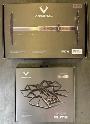 Hunt Arsenal Platform Stick Combo ICON X20 Sticks RZR Mag 2.0 300LB Rated New - Image 1 of 2