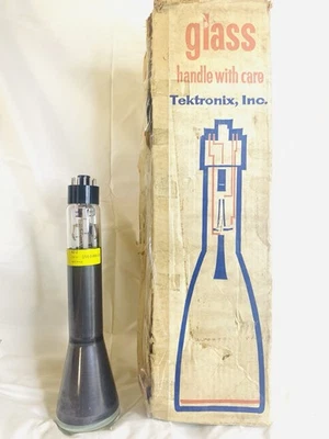 Tubo de rayos catódicos CRT AB5 vintage TEKTRONIX 310A parte no 154-0366-00 310/315/360 Foto 1 de 4