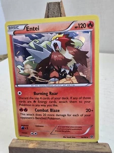 Entei Holo Rare Ancient Origins Pokémon TCG Card 14/98 - Free Shipping - Picture 1 of 3