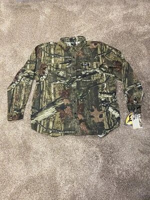 Mossy Oak scent shield Men's Camo Hunting Shirt, Button Up Shirt for Men XL, NWT - Image 1 of 4