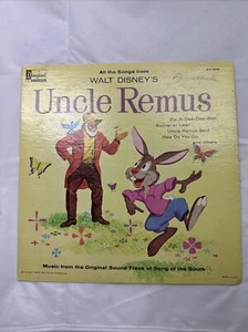 WALT DISNEY'S Uncle Remus Mono 1959 DISNEYLAND Records Original Soundtrack - Foto 1 di 8