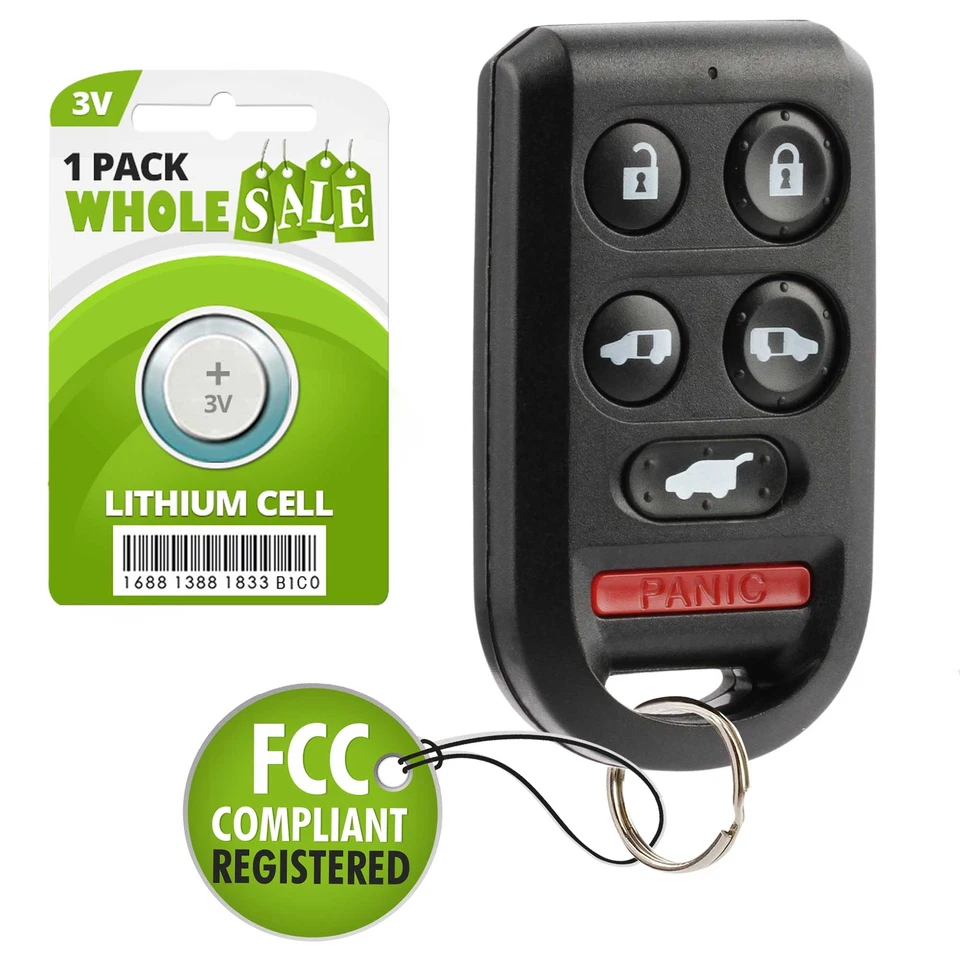 Replacement For 2005 2006 2007 2008 2009 2010 Honda Odyssey Key Fob Remote Foto 1 de 4