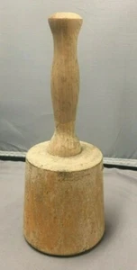 Vintage Wooden Sculptors Mallet - Never Used - 3.875" Diameter - 10" Height - Picture 1 of 3