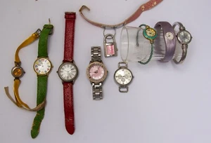 9 Vintage & Moderne Damen Armbanduhren Konvolut - ungeprüft wie abgebildet - Bild 1 von 3