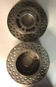 2 x Fiesta Brake Discs BRISCA Autograss Spedeworth - Picture 1 of 2