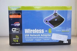 Adaptador Wifi USB Cisco Linksys WUSB54g Red Inalámbrica 802.11g/b [NUEVO En Caja] - Imagen 1 de 10