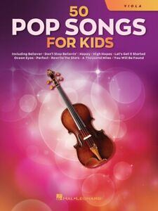 50 Pop Songs for Kids for Viola Sheet Music Book NEW 000350966