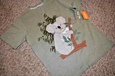 Camisa F6i4 NUEVA CON ETIQUETAS Niños Talla 5T 6 8 GYMBOREE Outback Aventura Verde KOALA BEAR Foto 1 de 2
