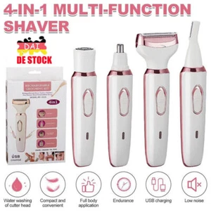 4-In-1 Elektrischer Rasierer für Frauen Intimbereich Elektrischer Damenrasierer. - Bild 1 von 14