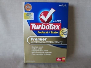 TurboTax 2008 Premier -Federal + State Investments & Rental Property - Pre-Owned - Picture 1 of 1