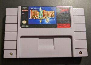 The Lord of the Rings Vol. 1 (Super Nintendo SNES) *Cart Only*Tested*Authentic*
