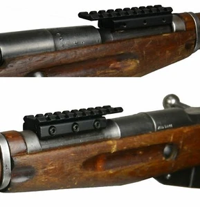 HOT!!! Mosin Nagant 91/30 Rear Sight Convert Picatinny Weaver Rail Adapter Scope - Picture 1 of 3