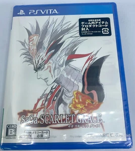 Saga Scarlet Grace Japanese version Japan PlayStation Vita PSV SEALED - Picture 1 of 5
