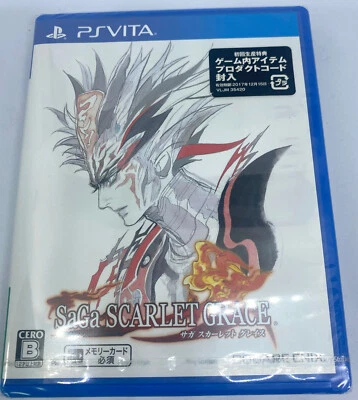 Saga Scarlet Grace Japanese version Japan PlayStation Vita PSV SEALED - Image 1 of 4