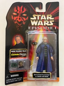 Star Wars Episode 1 SENATOR PALPATINE w/Senate Cam Droid & CommTech Chip - Picture 1 of 2