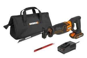 WORX Powershare Cordless Reciprocating Saw 20V x1 2.0Ah Battery WX500 - Picture 1 of 10