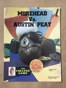AUSTIN PEAY STATE (TN) @ MOREHEAD STATE (KY) - PROGRAMA DE FÚTBOL UNIVERSITARIO 1969 - Imagen 1 de 3