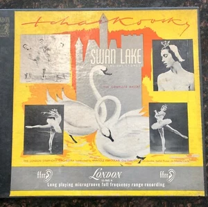Juego de 2 LP de la Orquesta Sinfónica de Londres Swan Lake Tchaikovsky - Imagen 1 de 4