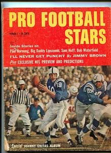 Pro Football Stars #2 1960 Johnny Unitas Jimmy Brown Sam Huff MBX108 - Picture 1 of 1