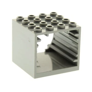 1X Lego Technic Gear Motor Mount 4X4X3 Light Gray Housing 872 3691 - Picture 1 of 1