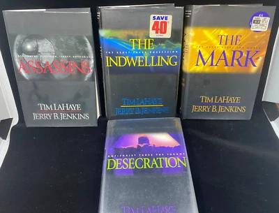 Left Behind Series 4 Book Lot Volumes 6 7 8 9 Hardcover Jenkins Tim LaHaye - Image 1 of 4